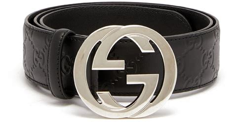 real.gucci belt|Men's Black Gucci Signature Leather Belt .